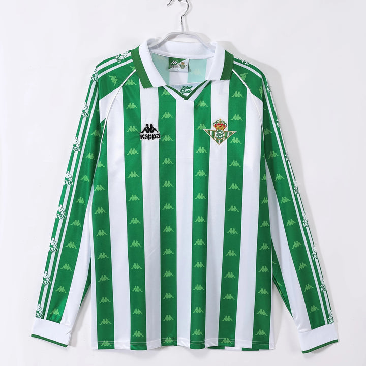 Camisa Retrô Real Betis 1995/97 Home - Manga Longa