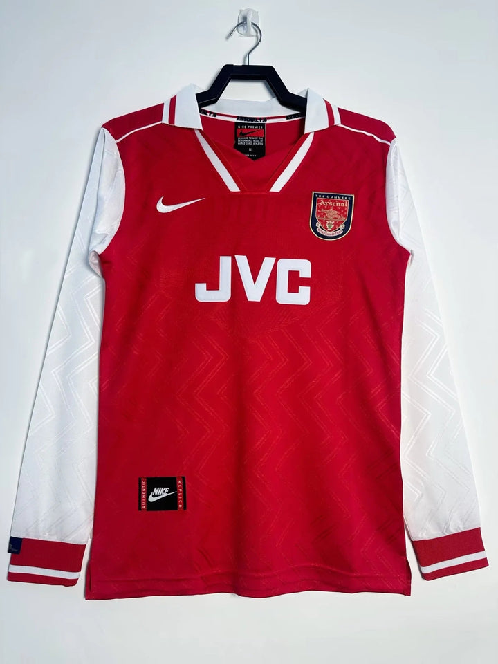 Camisa Retrô Arsenal 1996/97 Home - Manga Longa