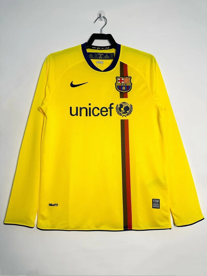 Camisa Retrô Barcelona 2008/09 Away - Manga Longa