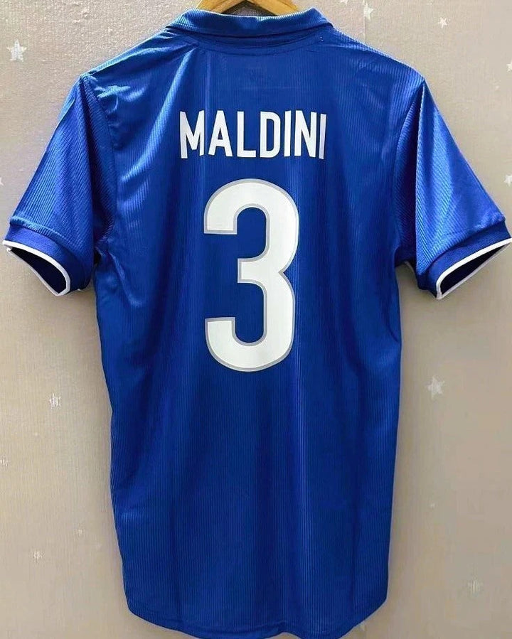 Camisa Retrô Itália 1998/99 Home - MALDINI #3
