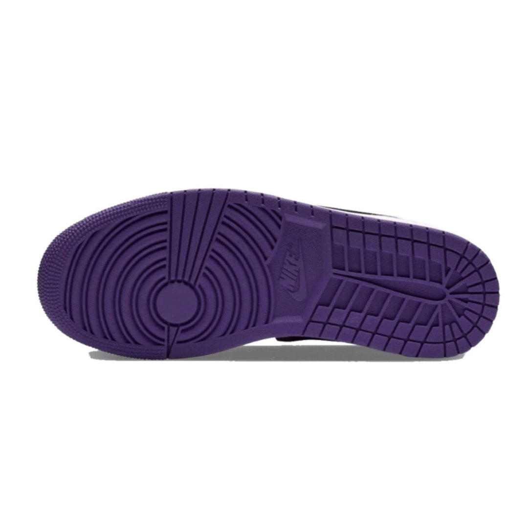 Jordan 1 Mid SE - Branco/Preto/Roxo/Rosa