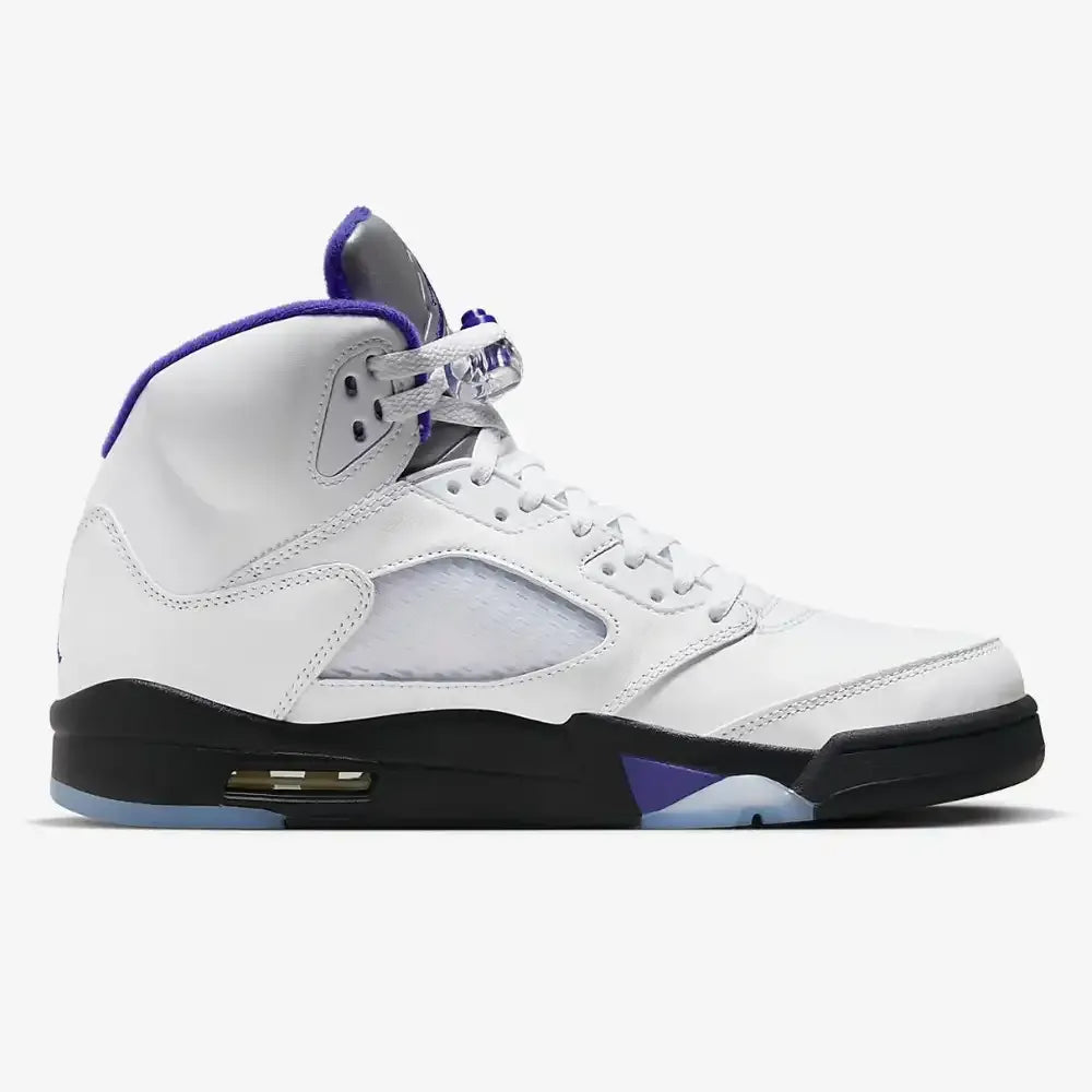 Air Jordan 5 - Branco/Roxo Escuro
