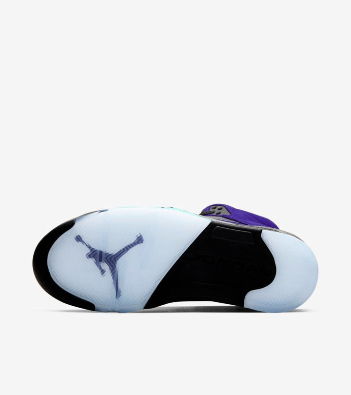 Air Jordan 5 - Roxo/Preto/Azul Turquesa