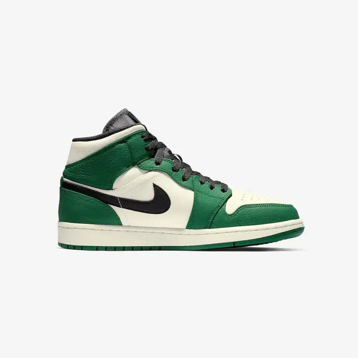 Jordan 1 Mid - Verde Pinheiro/Sail/Preto