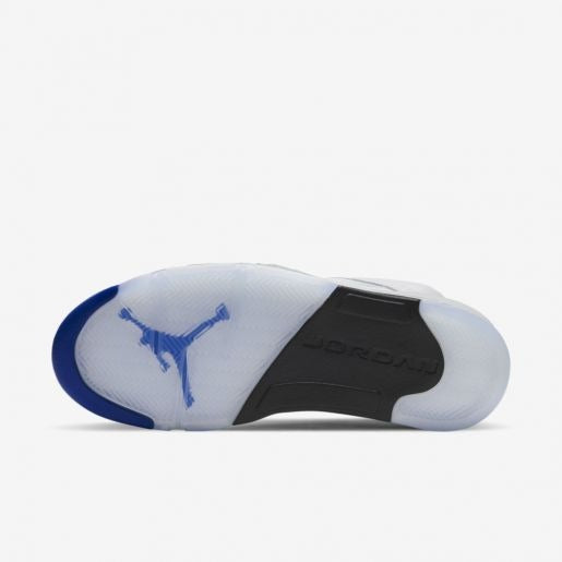 Air Jordan 5 - Branco/Cinza Claro/Azul