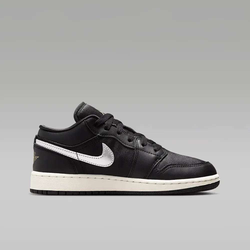 Air Jordan 1 Low SE GS - Preto/Branco