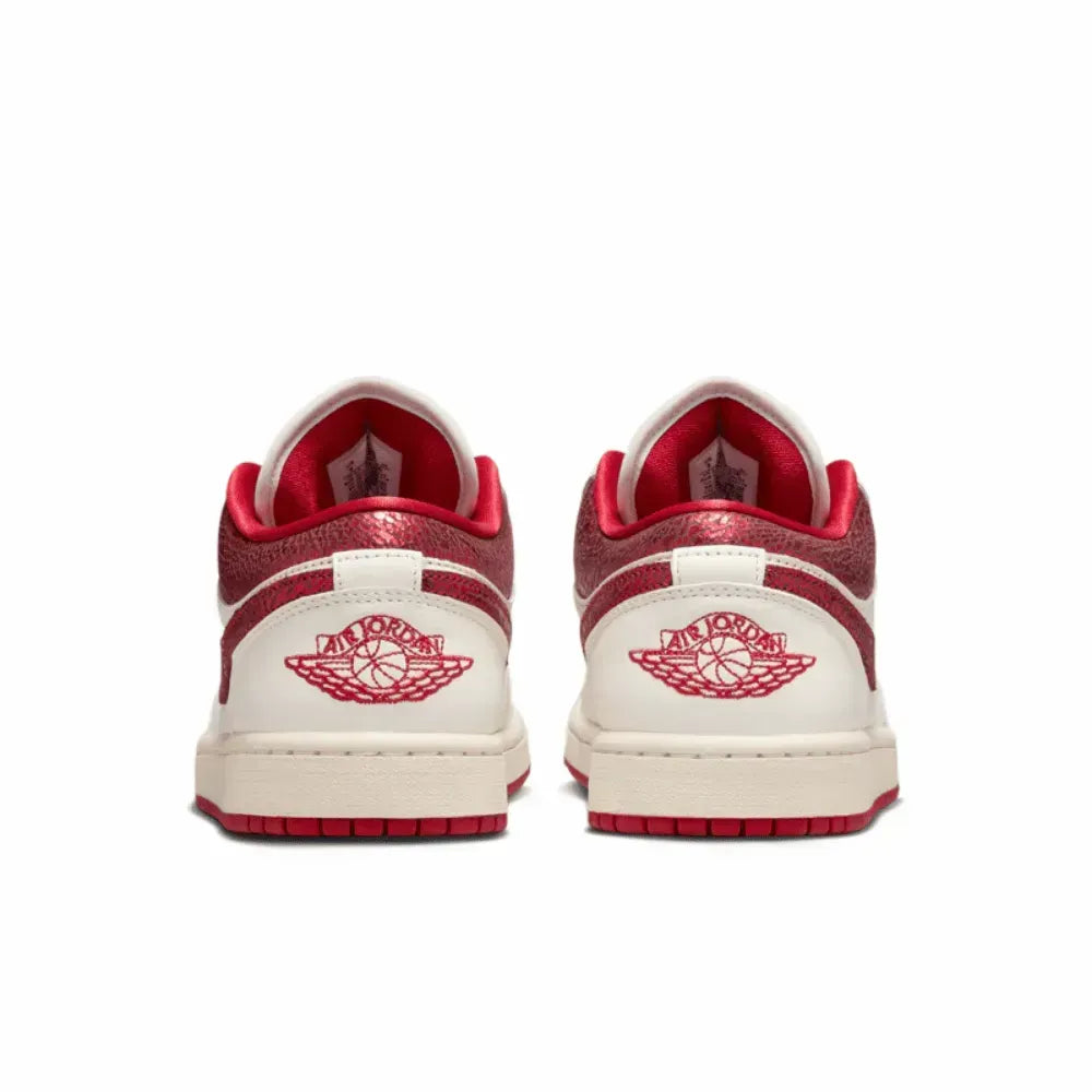 Air Jordan 1 Low - Branco/Vermelho