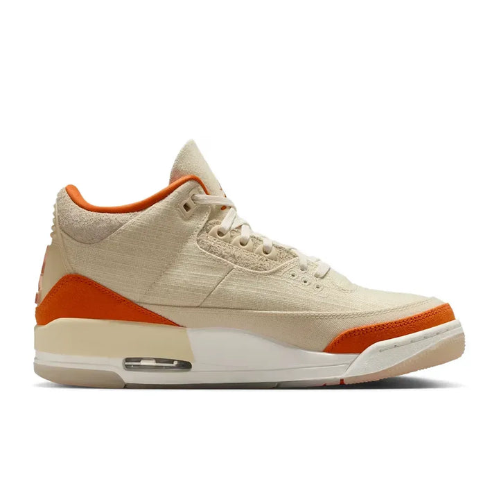 Air Jordan 3 - Bege Areia/Laranja