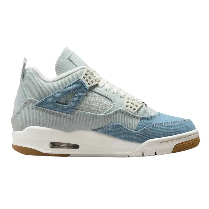 Air Jordan 4 Retro - Branco/Azul