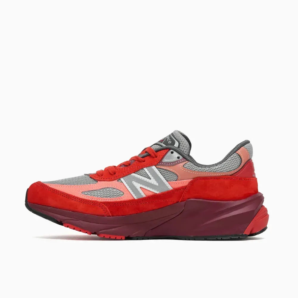 New Balance 990v6 MiUSA – Cinza/Vermelho