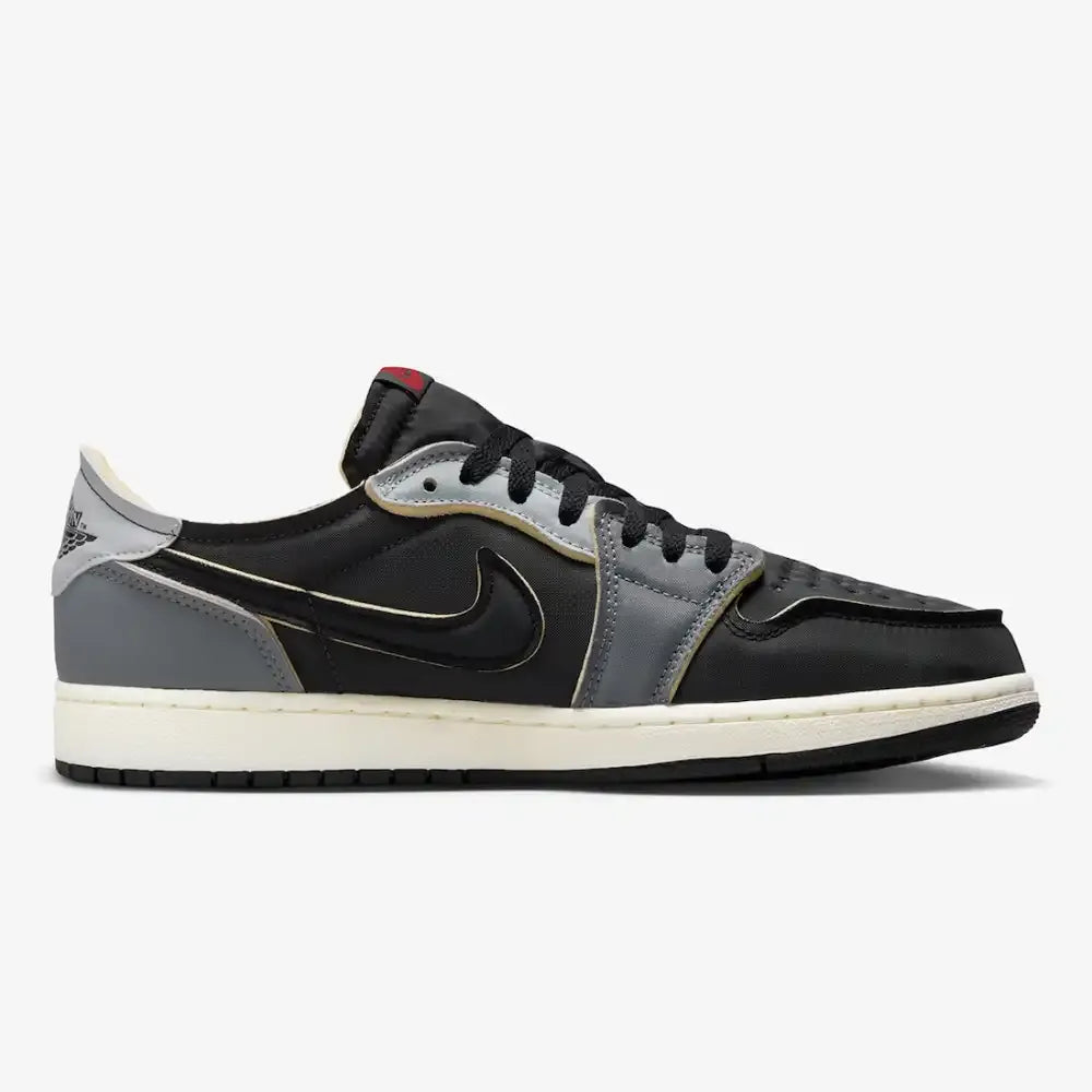 Jordan 1 Low Preto Cinza Fumaça