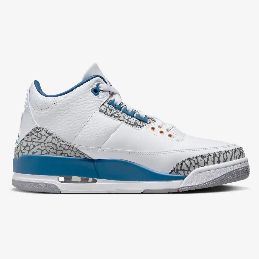 Air Jordan 3 - Branco/Azul Profundo