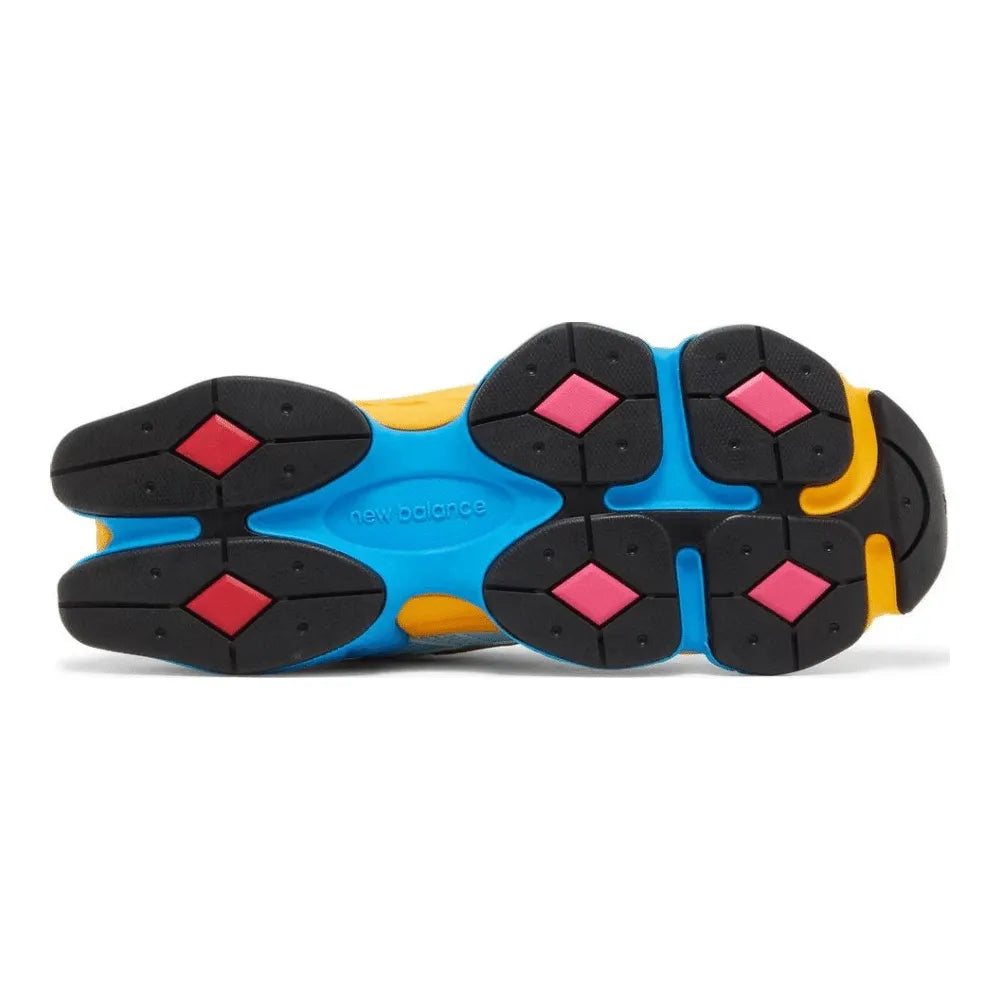 New Balance 9060 - Azul Claro/Verde/Amarelo