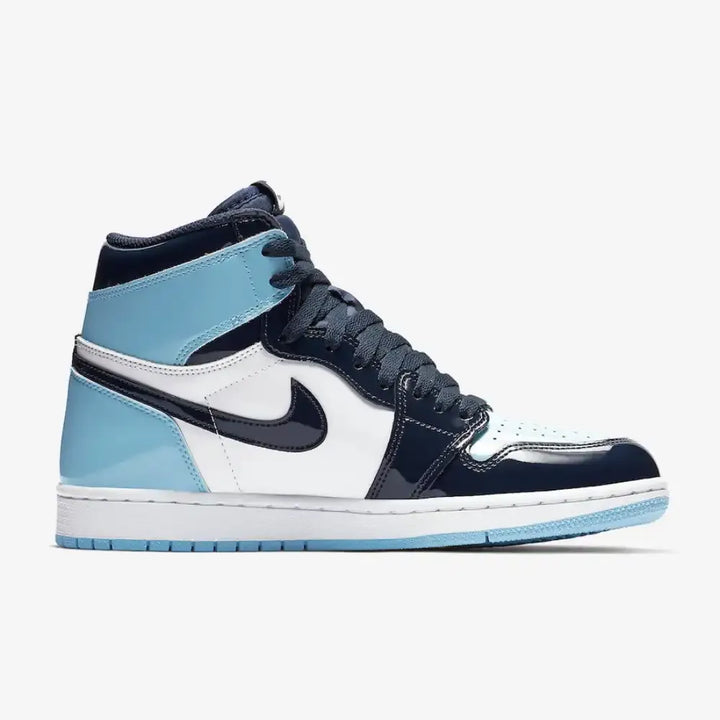 Jordan 1 Retro High UNC Patent - Azul Envernizado