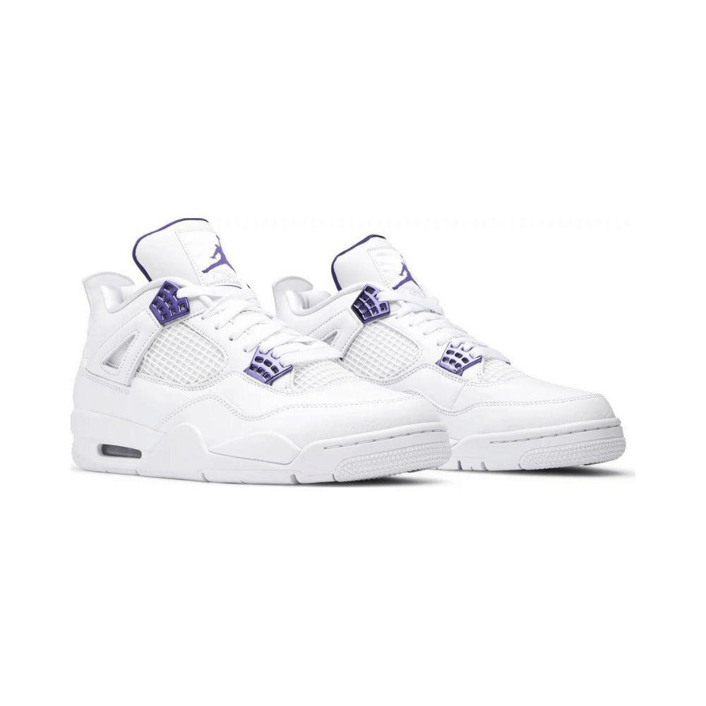 Air Jordan 4 - Branco/Roxo