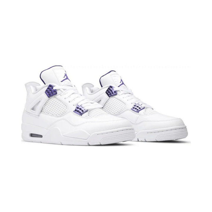 Air Jordan 4 - Branco/Roxo