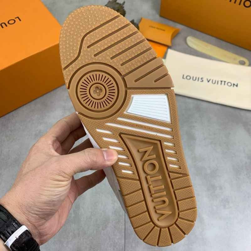 Louis Vuitton LV Trainer – Branco/Vermelho