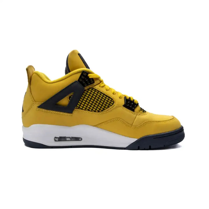 Air Jordan 4 - Amarelo/Preto/Branco