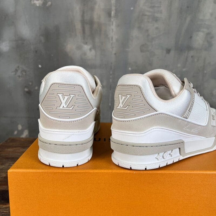 Louis Vuitton LV Trainer – Branco/Bege