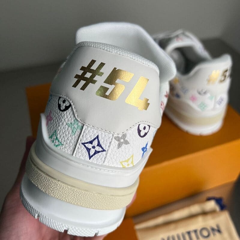 Louis Vuitton LV Trainer x Takashi Murakami – Branco