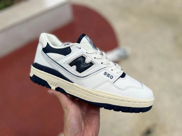 New Balance 550 - Branco/Azul Marinho