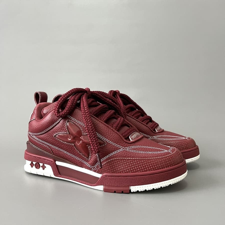 Louis Vuitton LV Skate Sneaker – Bordô/Vermelho