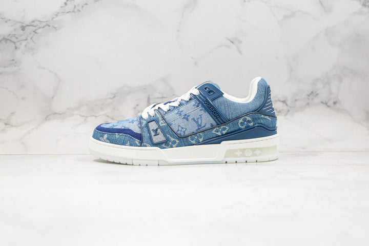 Louis Vuitton Trainer Sneaker – Denim Monogram
