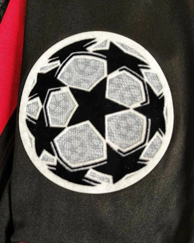 Camisa Retrô Milan 2009/10 Manga Longa - Ronaldinho #80 (+Patches)
