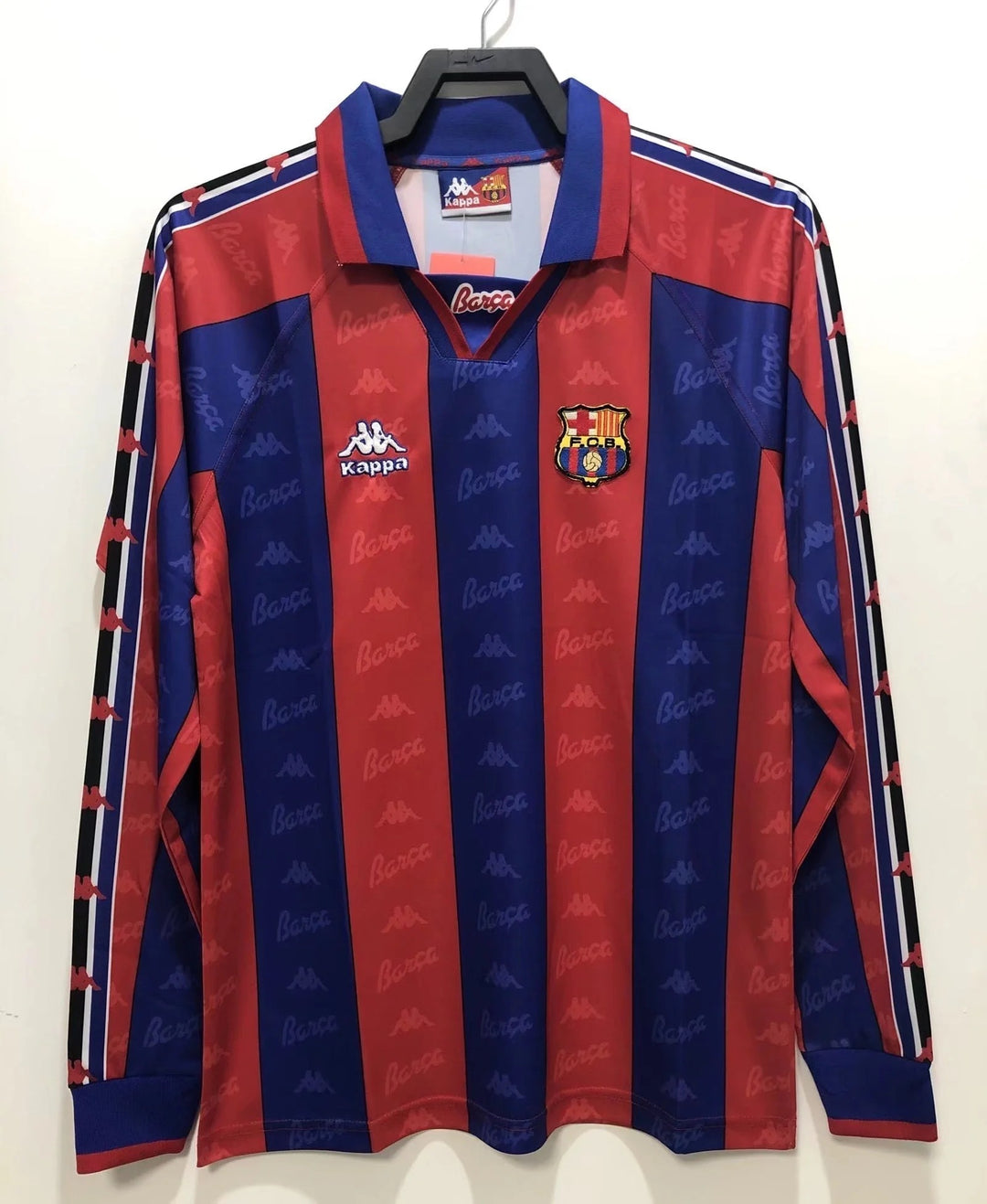 Camisa Retrô Barcelona 1996/97 Home - Manga Longa