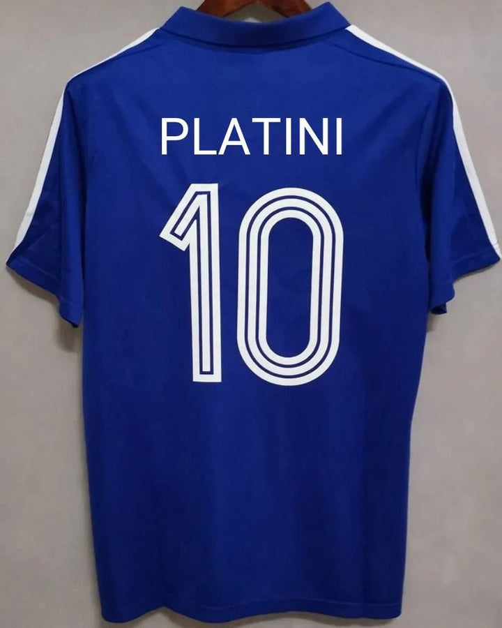 Camisa Retrô França 1984/85 Home - PLATINI #10