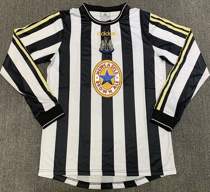 Camisa Retrô Newcastle 1997/99 Away - Manga Longa