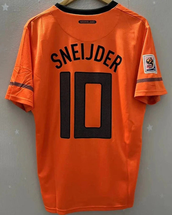 Camisa Retrô Holanda 2010/11 Home - SNEIJDER #10 (+Patches)