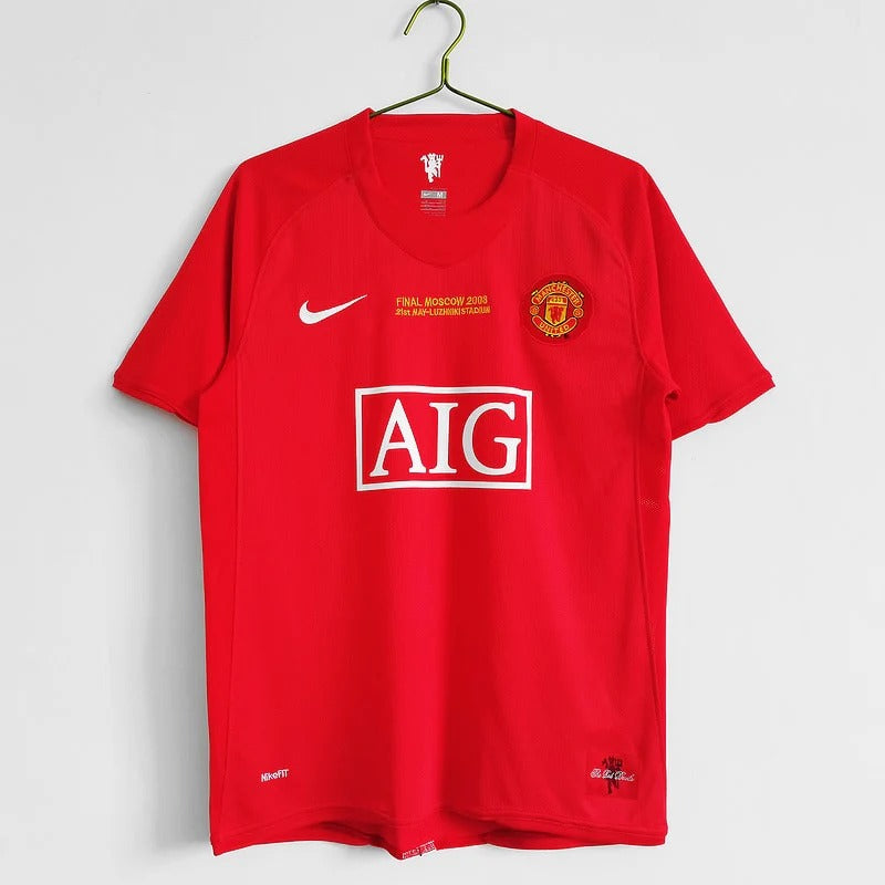 Camisa Retrô Manchester United 2007/08 Home