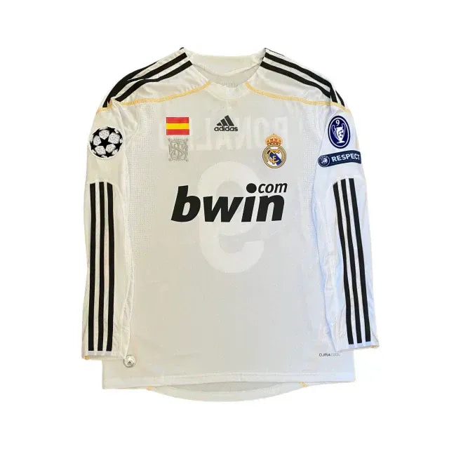 Camisa Retrô Real Madrid 2009/10 - Ronaldo #9 (+Patches)