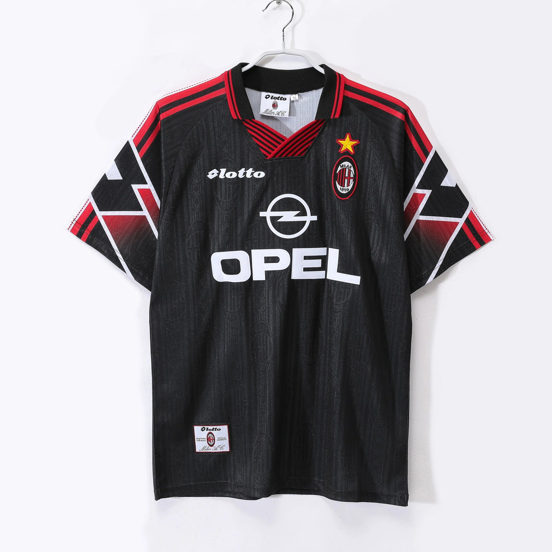 Camisa Retrô Milan 1997/98 Especial - Preta