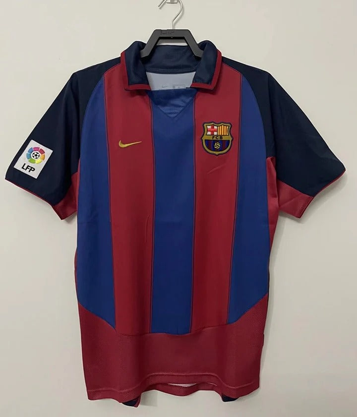 Camisa Retrô Barcelona 2003/04 Home