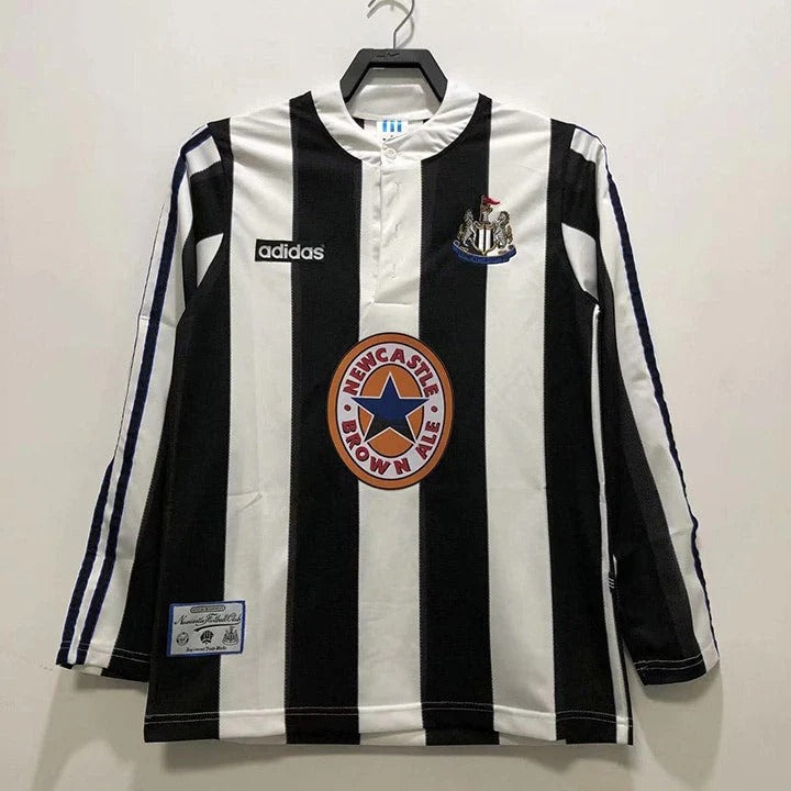 Camisa Retrô Newcastle 1995/97 Home - Manga Longa
