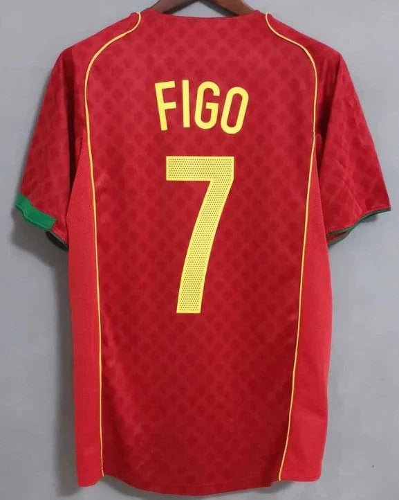 Camisa Retrô Portugal 2004/05 Home - FIGO #7