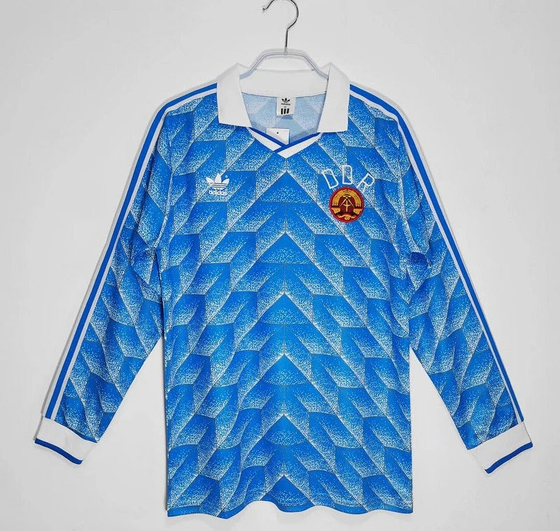 Camisa Alemanha Oriental 1998 Home - Manga Longa
