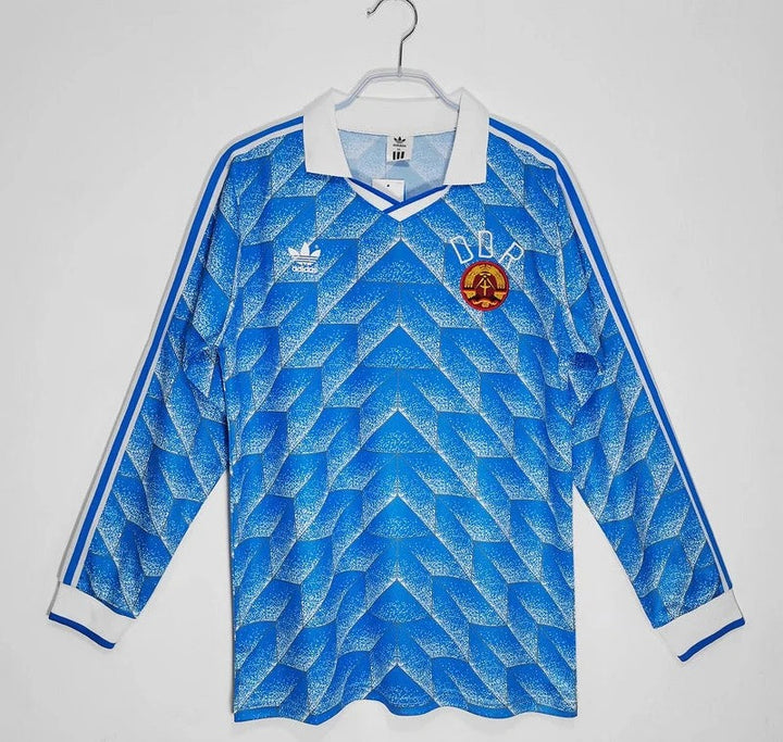 Camisa Alemanha Oriental 1998 Home - Manga Longa