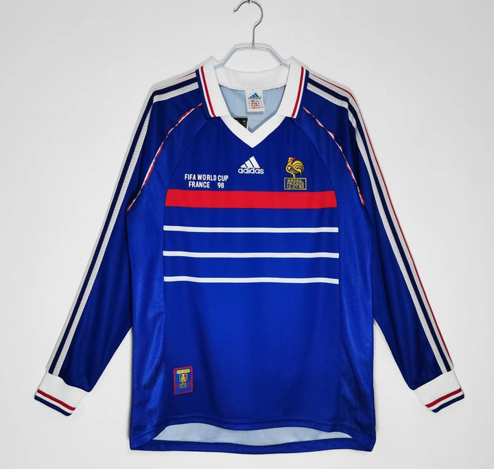 Camisa Retrô França 1998 Home - Manga Longa