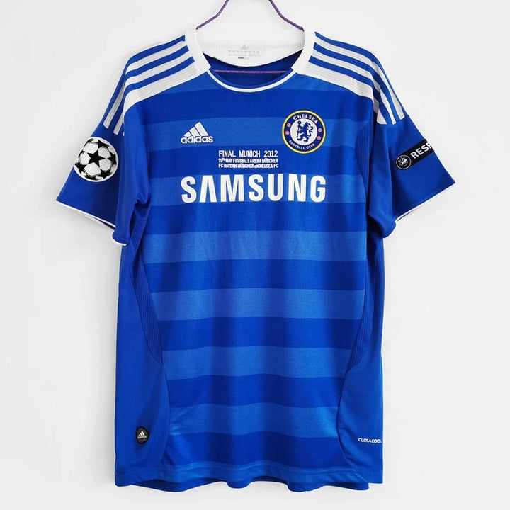 Camisa Retrô Chelsea 2011/12 Home UCL (+Patches)