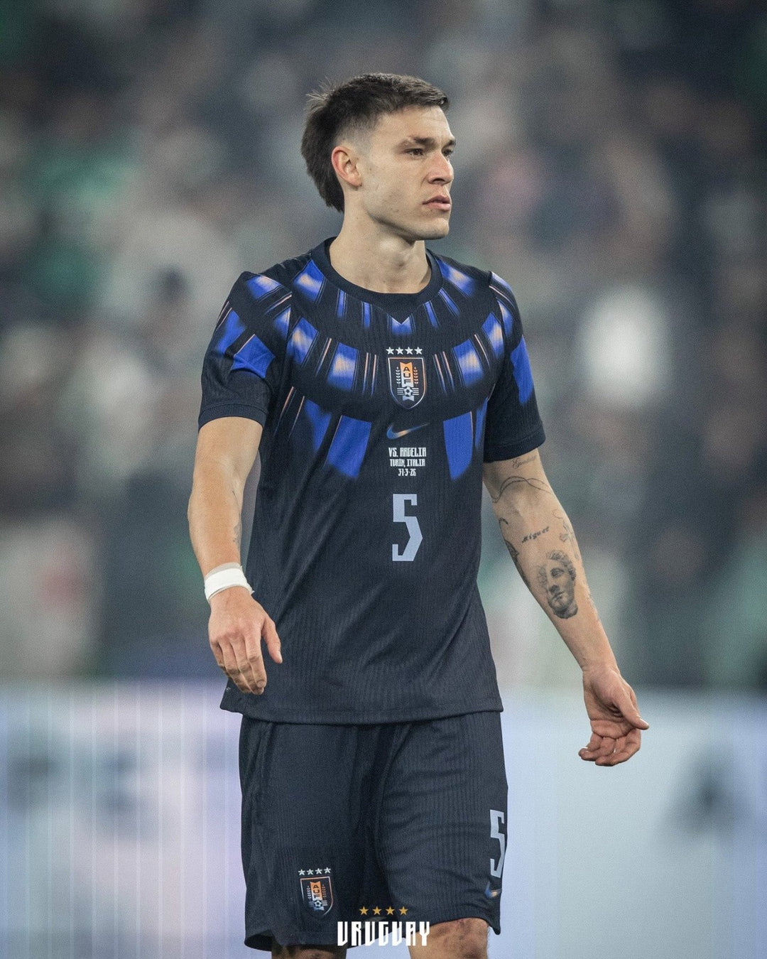 Camisa Uruguai Away 2026 - Versão Jogador