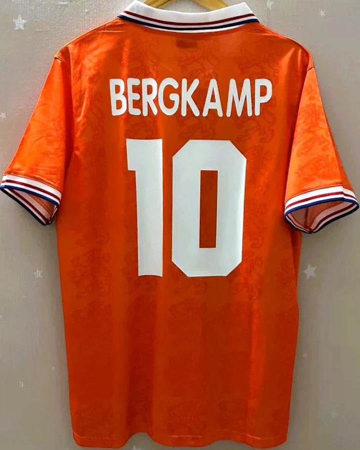 Camisa Retrô Holanda 1994/95 Home - BERGKAMP #10