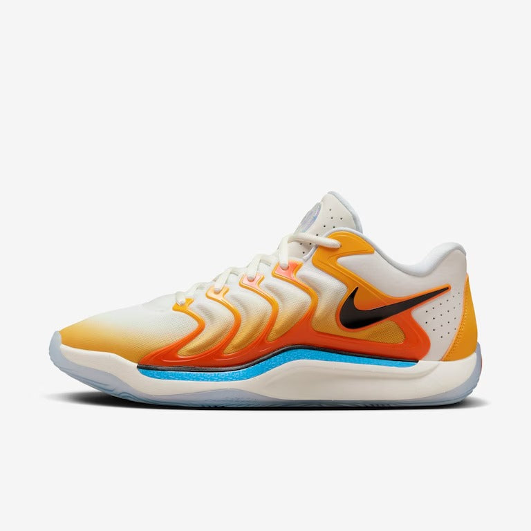 Tênis Nike KD17 Sunrise - Branco/Laranja