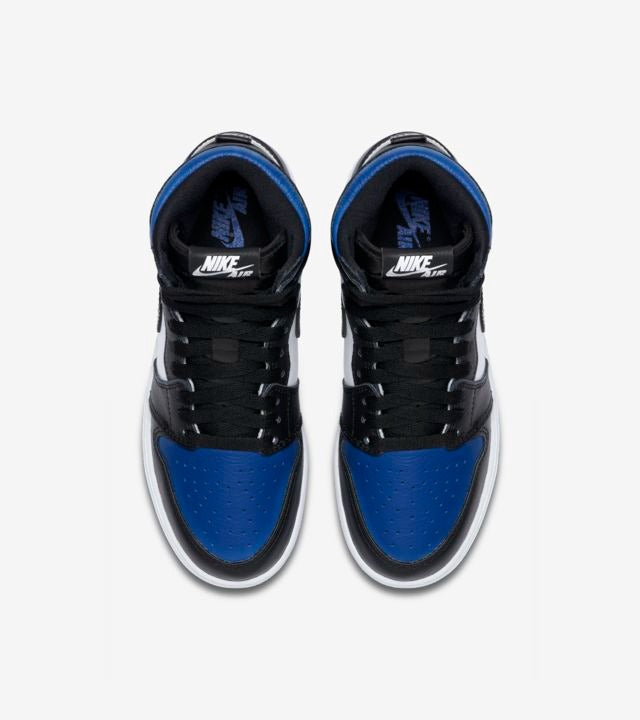 Jordan 1 Retro High Bico Azul Royal
