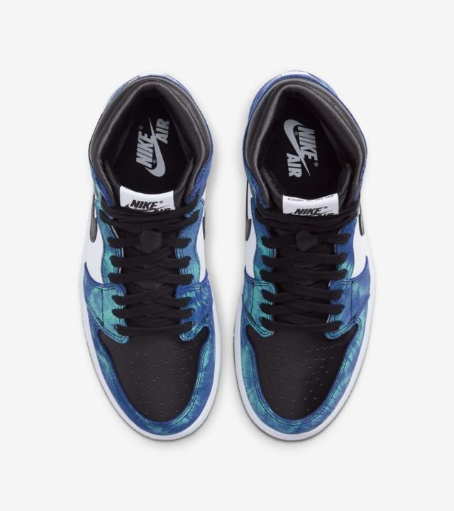 Jordan 1 Retro High Tie Dye - Azul/Verde
