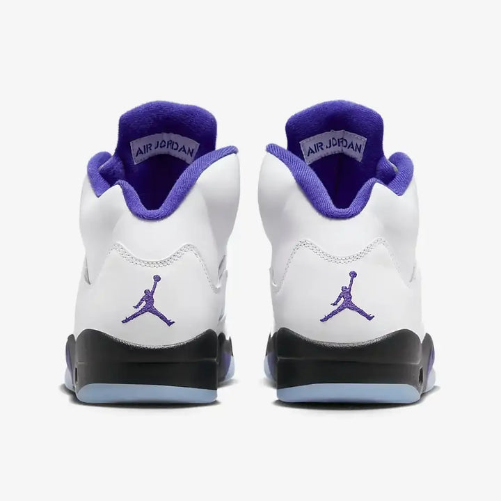Air Jordan 5 - Branco/Roxo Escuro
