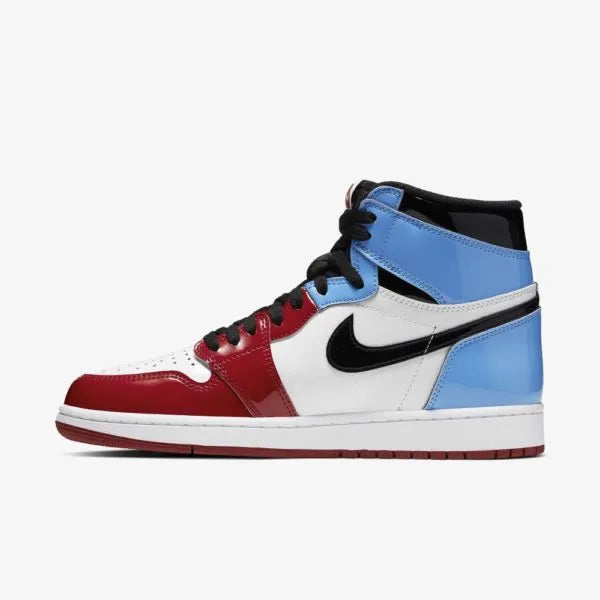 Jordan 1 Retro High Fearless UNC Chicago - Branco/Azul/Vermelhoo