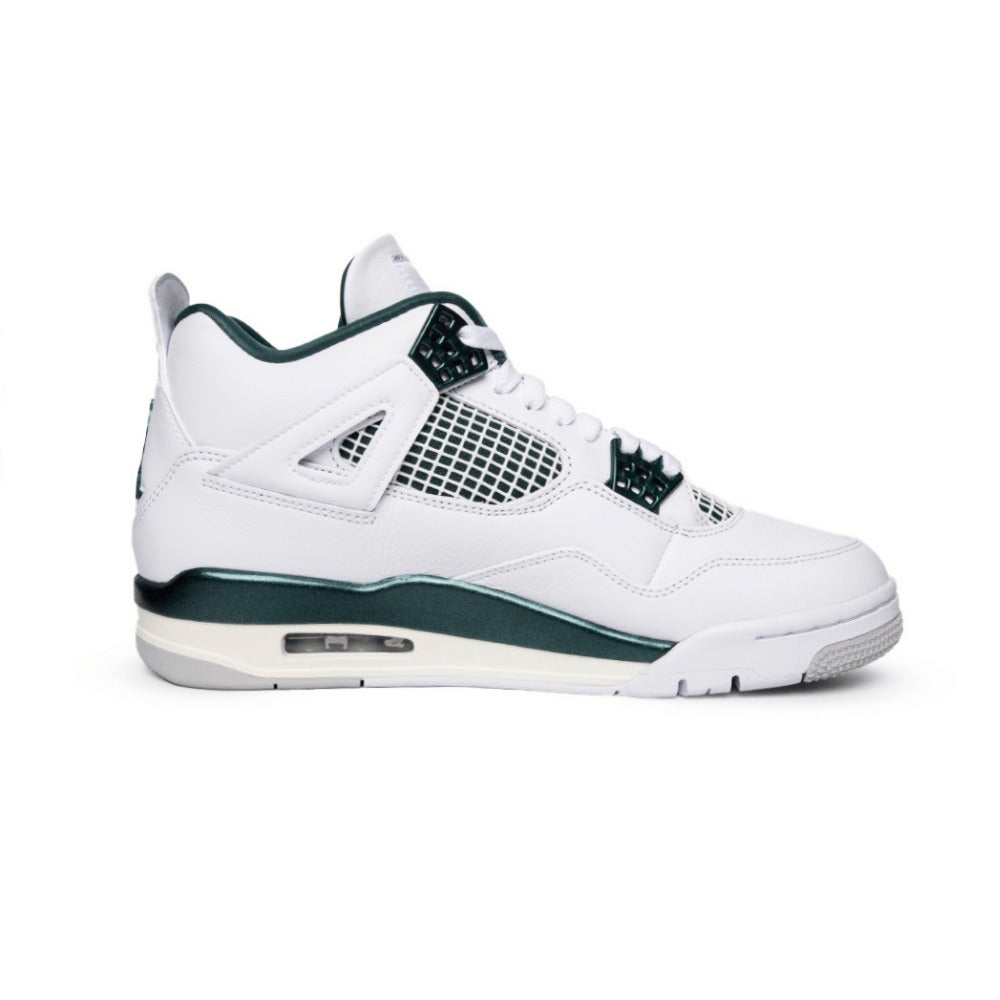 Air Jordan 4 - Branco/Verde Petróleo